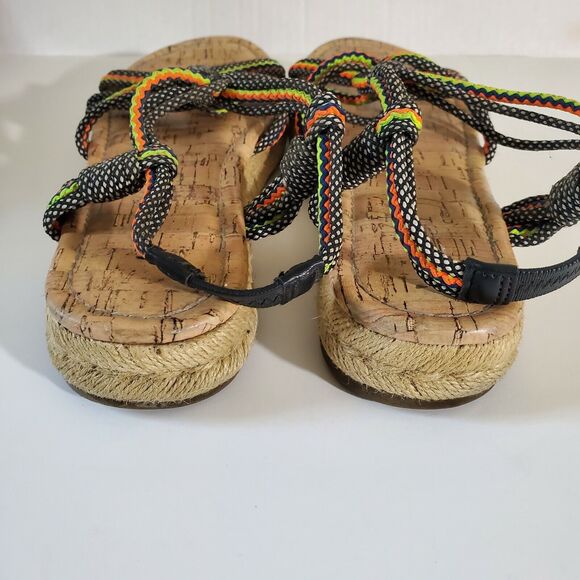 Circus Sam Edelman Sandals Women Size 7 Athena Strappy Gladiator Espadrille Shoe - Picture 2 of 5